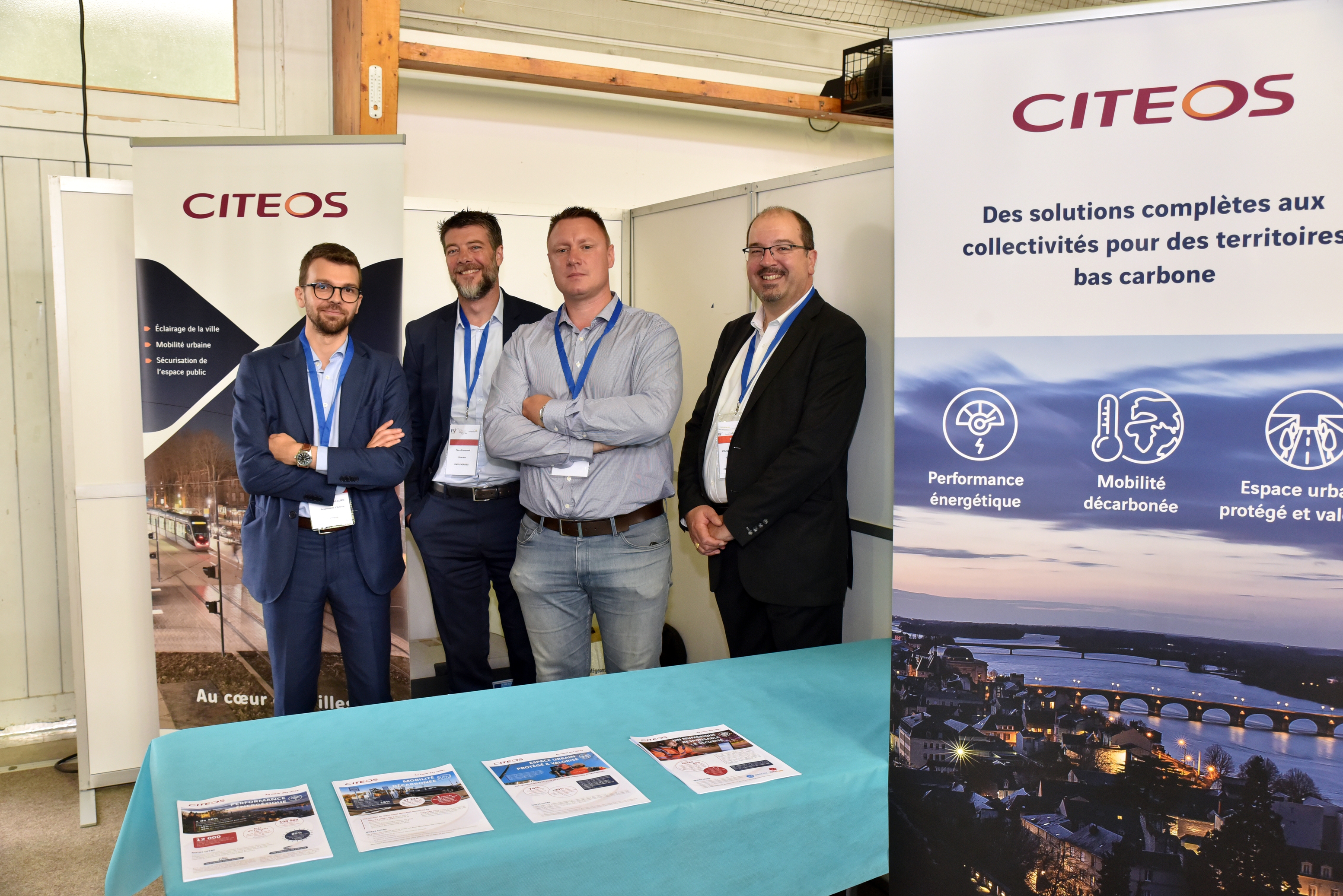 Une photo du stand de Citeos lors de la 14ème université des maires du Val d'Oise