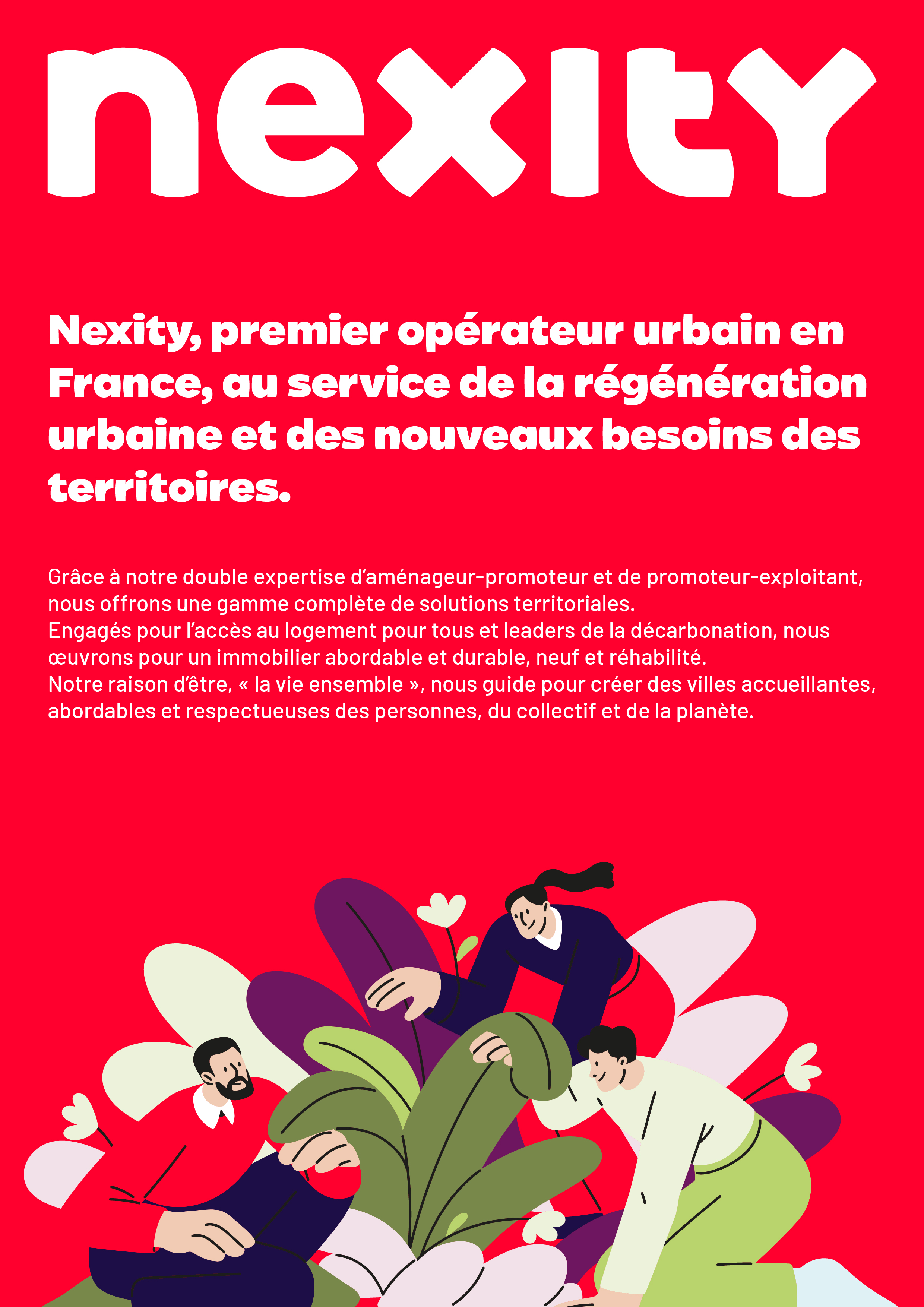 un encart publicitaire de Nexity